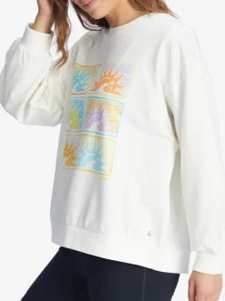 Roxy Sweatshirts & Hoodies*Morning Hike - Sweater Voor Dames Snow White