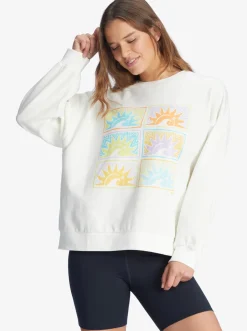 Roxy Sweatshirts & Hoodies*Morning Hike - Sweater Voor Dames Snow White