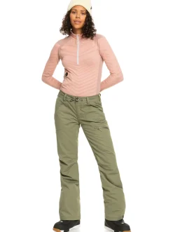 Roxy Snow-Broeken*Nadia 2022 - Geisoleerde Snowbroek Voor Dames Deep Lichen Green