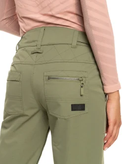Roxy Snow-Broeken*Nadia 2022 - Geisoleerde Snowbroek Voor Dames Deep Lichen Green