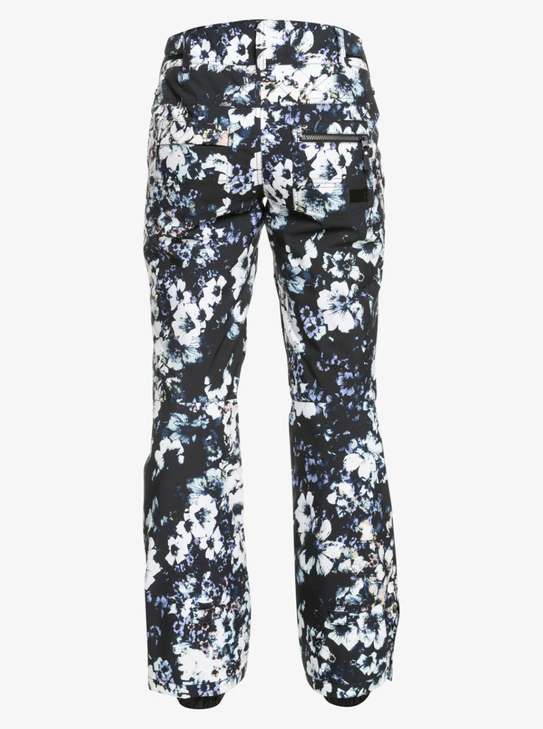 Roxy Snow-Broeken*Nadia Printed 2022 - Geisoleerde Snowbroek Voor Dames True Black Black Flowers