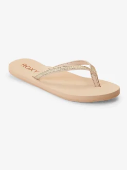 Roxy Slippers*Napili - Sandalen Voor Dames Tan 1