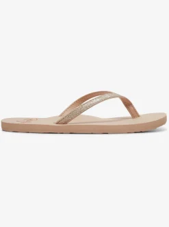 Roxy Slippers*Napili - Sandalen Voor Dames Tan 1