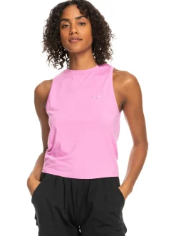 Roxy T-Shirts & Tops*Naturally Active - Korte Sportieve Top Voor Dames Cyclamen