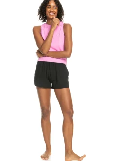 Roxy T-Shirts & Tops*Naturally Active - Korte Sportieve Top Voor Dames Cyclamen