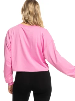 Roxy T-Shirts & Tops*Naturally Active - T-Shirt Met Lange Mouwen Voor Dames Cyclamen