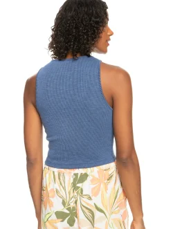 Roxy T-Shirts & Tops*Never Ending Vacay - Ribgebreide Top Voor Dames Mood Indigo