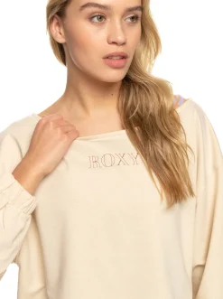 Roxy Sweatshirts & Hoodies*Next Set - Baggy Sweater Voor Dames Tapioca