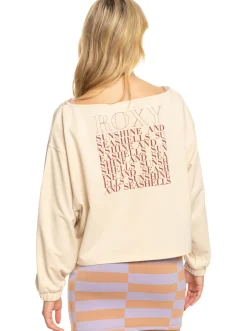 Roxy Sweatshirts & Hoodies*Next Set - Baggy Sweater Voor Dames Tapioca