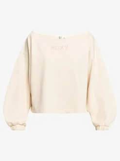 Roxy Sweatshirts & Hoodies*Next Set - Baggy Sweater Voor Dames Tapioca