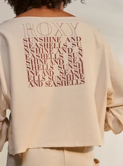 Roxy Sweatshirts & Hoodies*Next Set - Baggy Sweater Voor Dames Tapioca