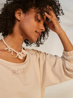 Roxy Sweatshirts & Hoodies*Next Set - Baggy Sweater Voor Dames Tapioca