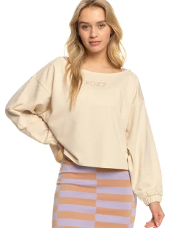 Roxy Sweatshirts & Hoodies*Next Set - Baggy Sweater Voor Dames Tapioca