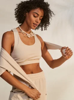 Roxy T-Shirts & Tops*Next Set - Bralette Top Voor Dames Tapioca