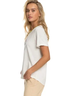 Roxy T-Shirts & Tops*Ocean After - T-Shirt Voor Dames Snow White