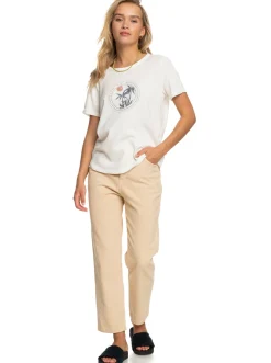 Roxy T-Shirts & Tops*Ocean After - T-Shirt Voor Dames Snow White