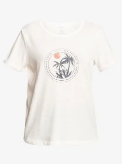 Roxy T-Shirts & Tops*Ocean After - T-Shirt Voor Dames Snow White