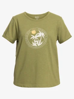 Roxy T-Shirts & Tops*Ocean After - T-Shirt Voor Dames Loden Green