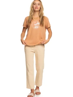 Roxy T-Shirts & Tops*Ocean After - T-Shirt Voor Dames Cork