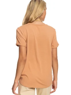 Roxy T-Shirts & Tops*Ocean After - T-Shirt Voor Dames Cork