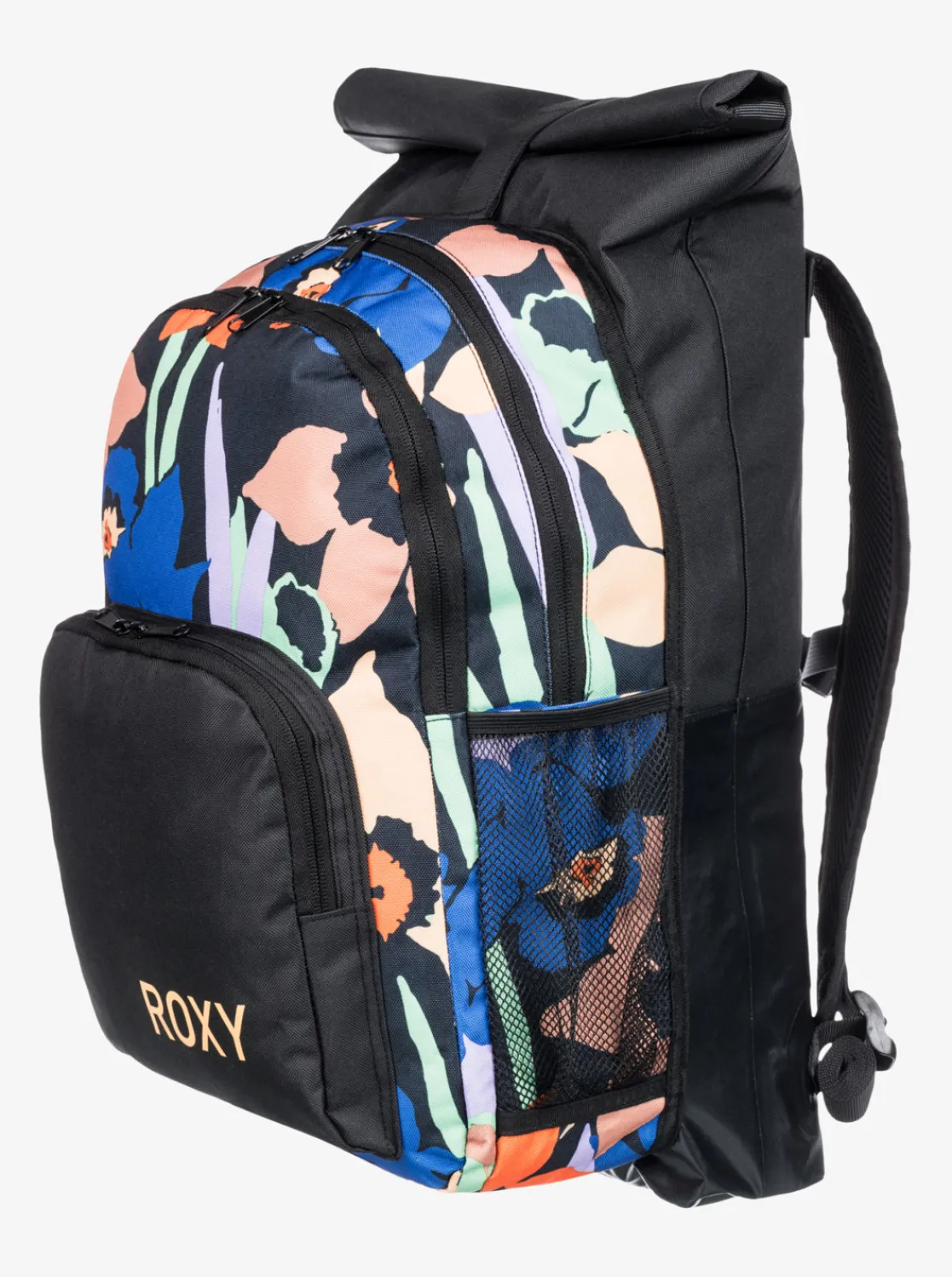 Roxy Rugzakken*Ocean Child - Medium Rugzak Anthracite Flower Jammin