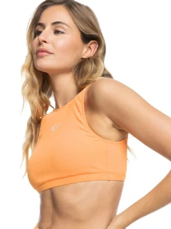 Roxy Bikini Tops*Ocean Dreamer - Crop Bikini Top For Women Mock Orange