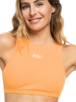 Roxy Bikini Tops*Ocean Dreamer - Crop Bikini Top For Women Mock Orange
