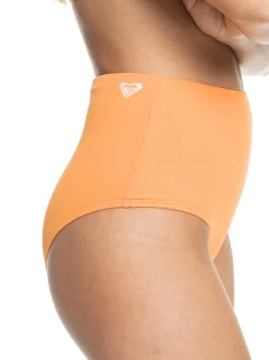 Roxy Bikini Bottoms*Ocean Dreamer - High Waist Bikini Bottoms For Women Mock Orange