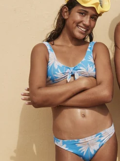 Roxy Swim*Ocean Treasure - Bralette Bikiniset Voor Meisjes 7-16 Azure Blue Palm Island Rg