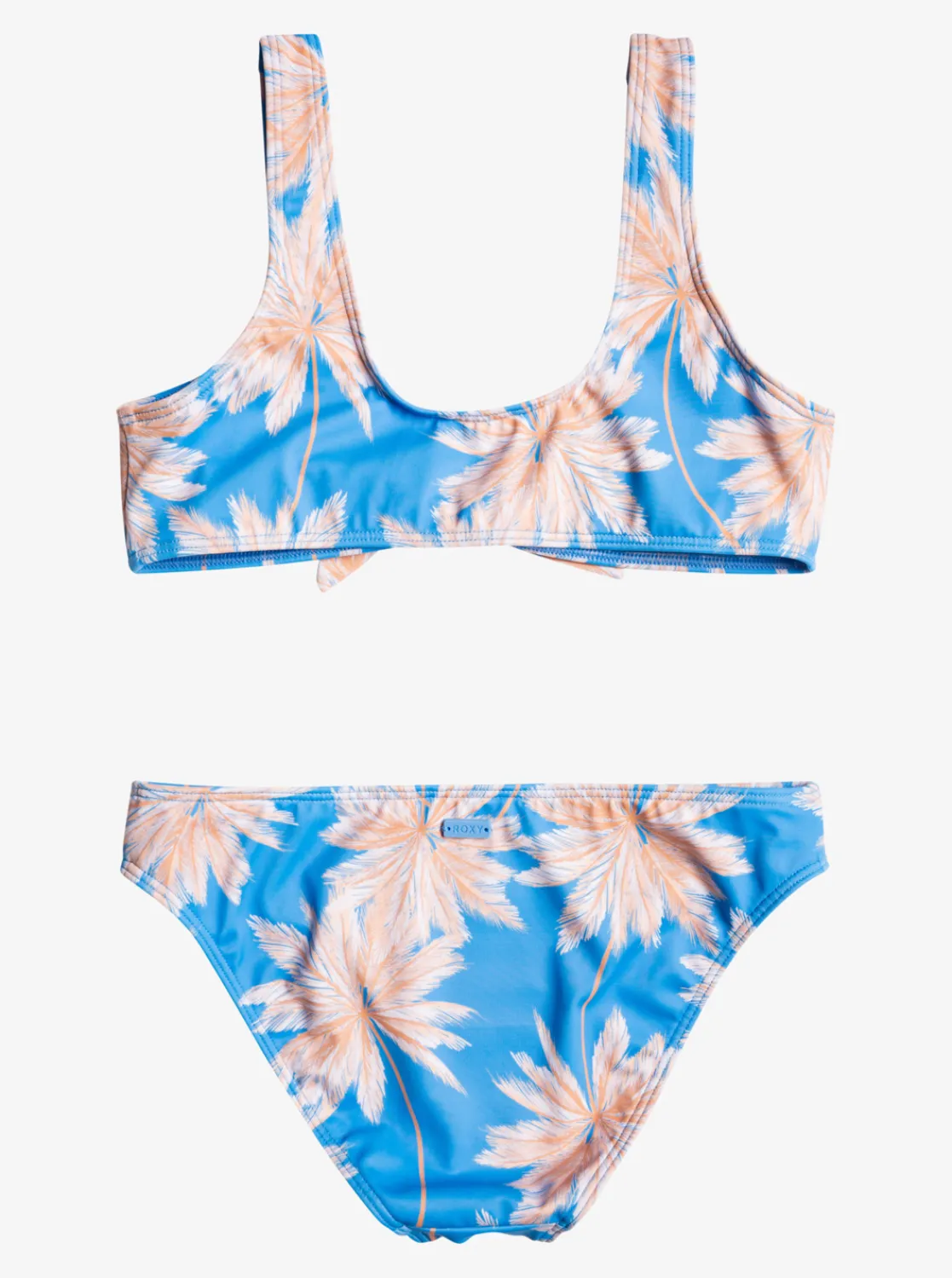 Roxy Swim*Ocean Treasure - Bralette Bikiniset Voor Meisjes 7-16 Azure Blue Palm Island Rg