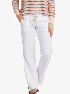 Roxy Broeken & Jeans*Oceanside - Uitlopende Broek Voor Dames Sea Salt