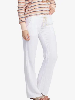 Roxy Broeken & Jeans*Oceanside - Uitlopende Broek Voor Dames Sea Salt