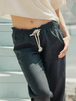 Roxy Broeken & Jeans*Oceanside - Uitlopende Broek Voor Dames True Black
