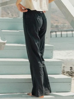 Roxy Broeken & Jeans*Oceanside - Uitlopende Broek Voor Dames True Black