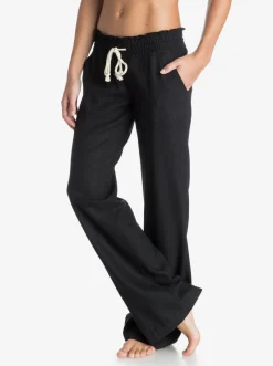 Roxy Broeken & Jeans*Oceanside - Uitlopende Broek Voor Dames True Black