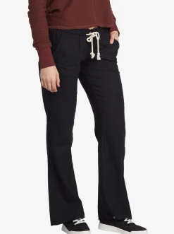 Roxy Broeken & Jeans*Oceanside - Uitlopende Broek Voor Dames True Black