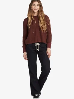 Roxy Broeken & Jeans*Oceanside - Uitlopende Broek Voor Dames True Black
