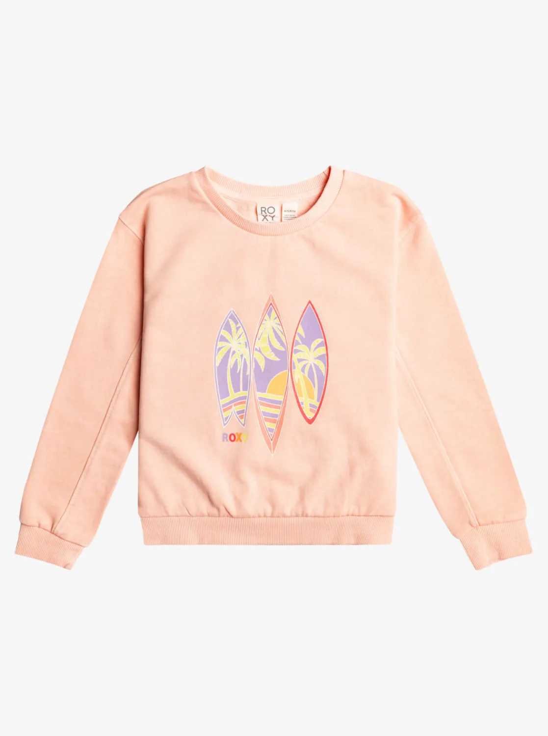 Roxy Sweatshirts & Hoodies*Oh Happy Day - Short Van Joggingstof Voor Meisjes 4-16 Tropical Peach