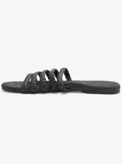 Roxy Sandalen*Olina - Instappers Voor Dames Black
