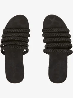 Roxy Sandalen*Olina - Instappers Voor Dames Black