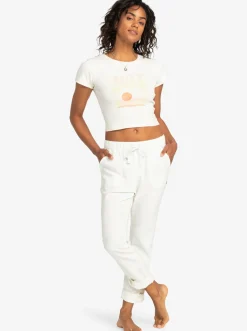 Roxy Broeken & Jeans*On The Seashore - Linnen Cargobroek Voor Dames Snow White