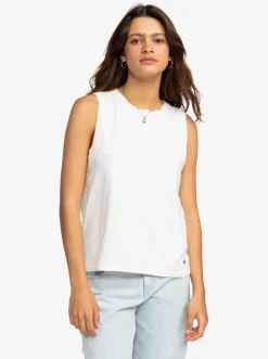 Roxy T-Shirts & Tops*On The Shoreline - Vest Top Voor Dames Snow White