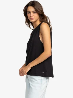 Roxy T-Shirts & Tops*On The Shoreline - Vest Top Voor Dames Anthracite