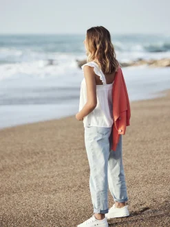 Roxy Broeken & Jeans*Opposite Way High - Mum Jeans Voor Dames Bleached Blue