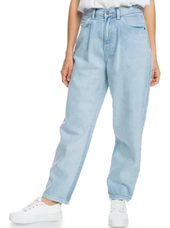 Roxy Broeken & Jeans*Opposite Way High - Mum Jeans Voor Dames Bleached Blue