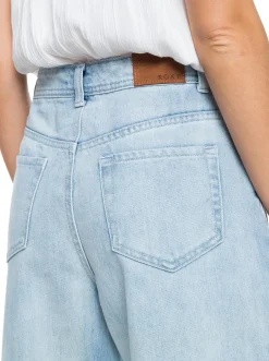 Roxy Broeken & Jeans*Opposite Way High - Mum Jeans Voor Dames Bleached Blue