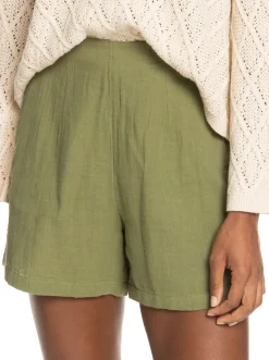 Roxy Shorts*Over The Sun - Lichte Short Voor Dames Loden Green