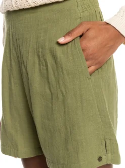 Roxy Shorts*Over The Sun - Lichte Short Voor Dames Loden Green