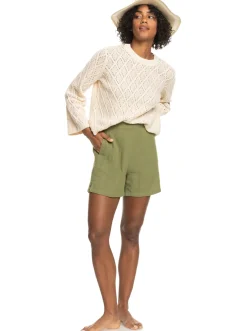 Roxy Shorts*Over The Sun - Lichte Short Voor Dames Loden Green