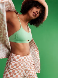 Roxy Shorts*Over The Sun Check - Lichte Short Voor Dames Snow White Sol Power